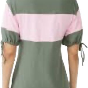 Free Assembly Women’s Polo Mini Dress w/tie Sleeves. Size XS. NWT